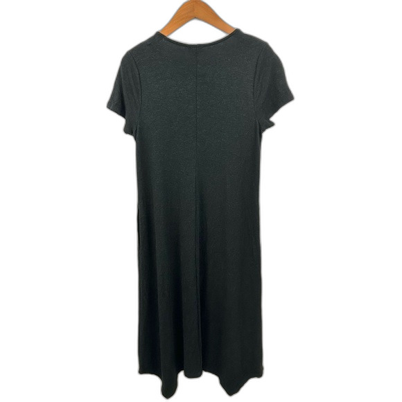 Pure Jill Short Sleeve Linen Blend Midi Dress Size Small - Picture 2 of 14